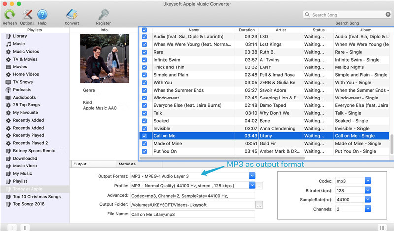 free m4p to mp3 converter for mac os x